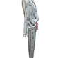 Doggone Cold Dog Print Pointelle PJ Pant Set Blue Haze