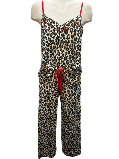 Holiday Dreams Leopard Print PJ Pants