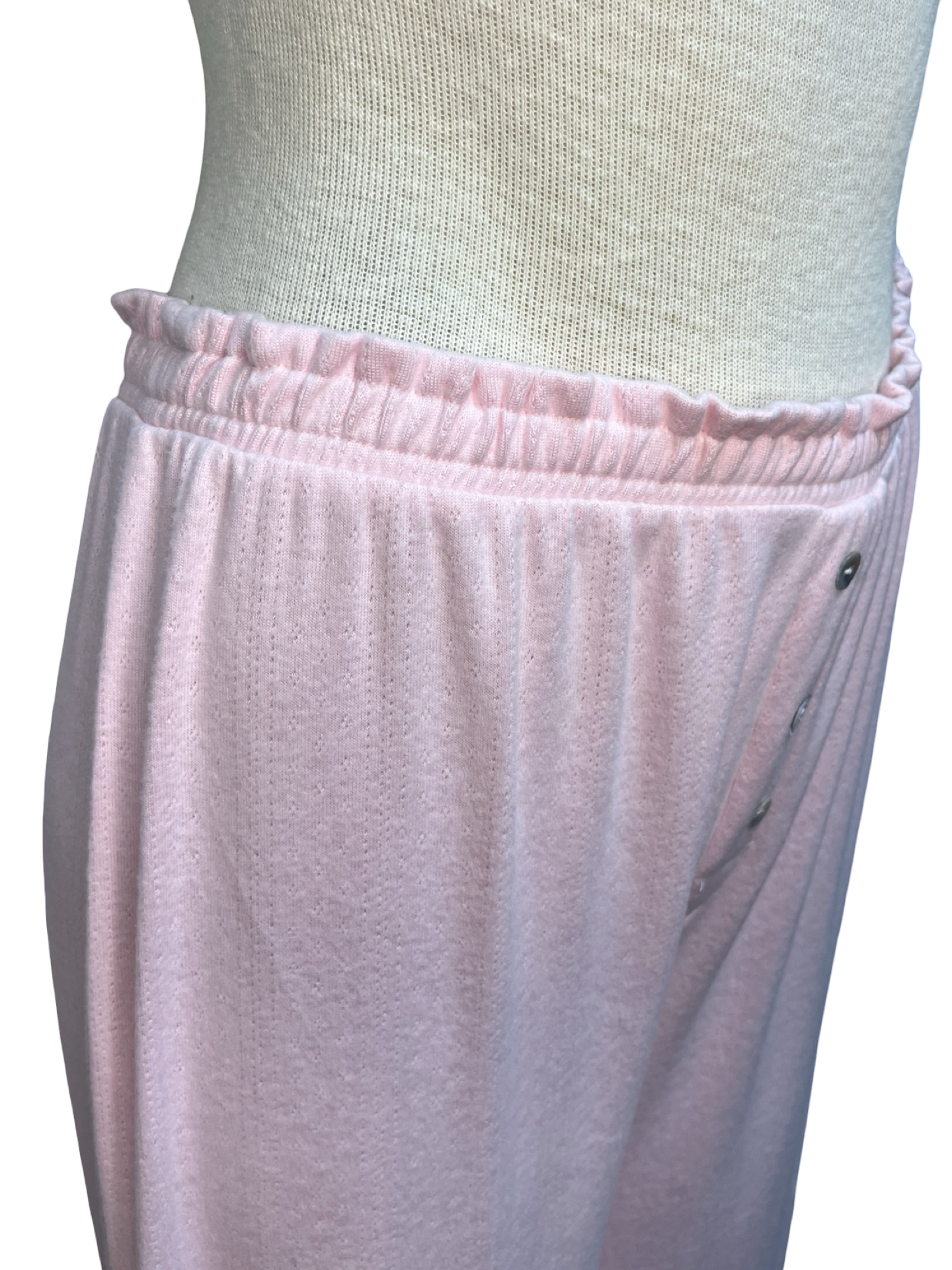 Pointelle Essentials Ballet Pink Open Leg Pant