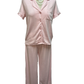 Pointelle Essentials Ballet Pink Open Leg Pant