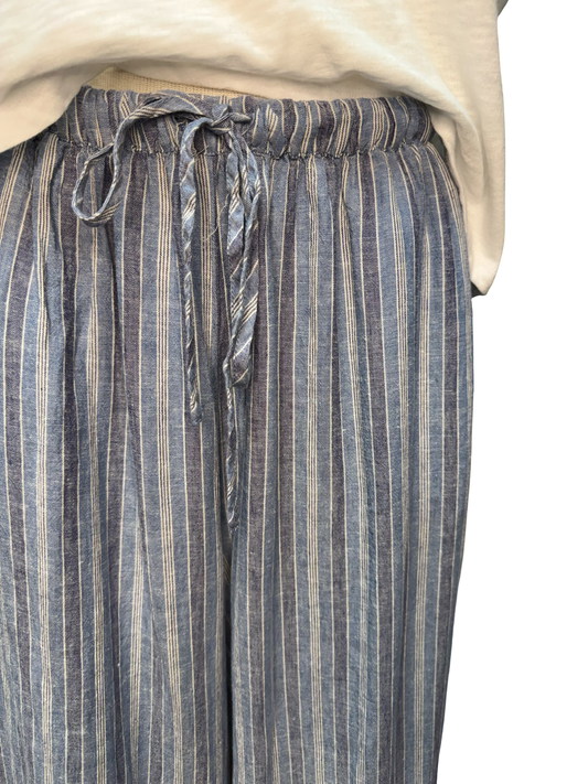 Perfect Striped Pant Indigo