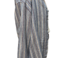 Perfect Striped Button Up Top Indigo