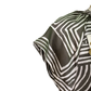 Print Tunic Mini Dress Khaki