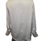 Shimmer Button Down Woven Top Ice Blue