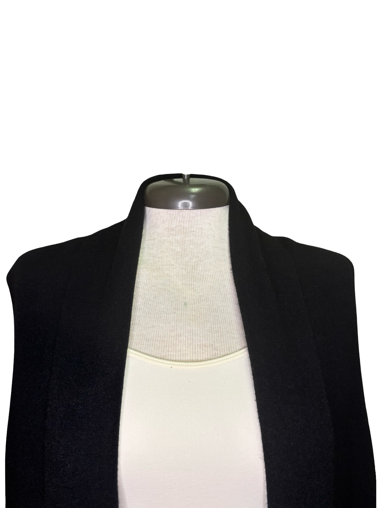 Sleeveless Open Knitted Cardigan