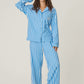 Snowflake Icon 3-Piece Long Sleeve Flannel PJ Set