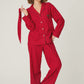 Bow Icon 3-Piece Long Sleeve Flannel PJ Set