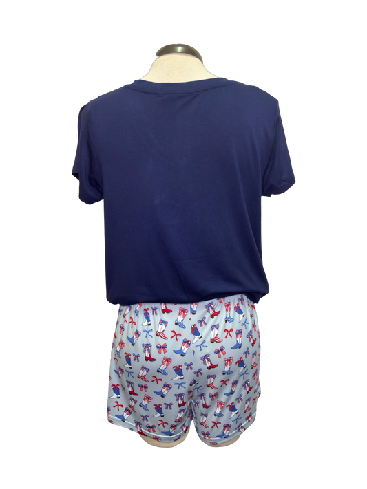 Boots n' Bows Sleep Shorts