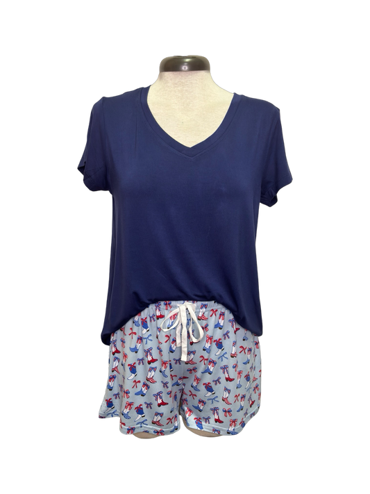 Boots n' Bows Sleep Shorts