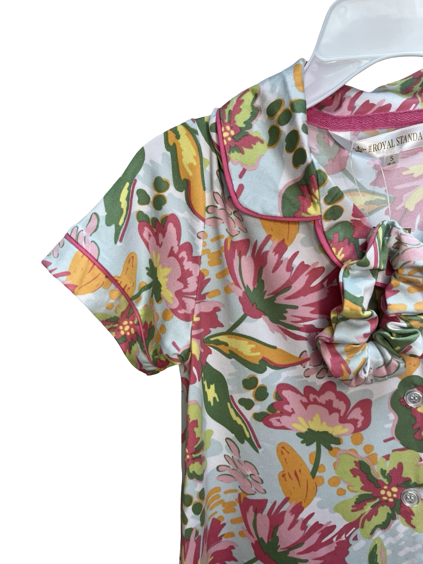Girl's  Summer Bouquet Sleep Shorts Set