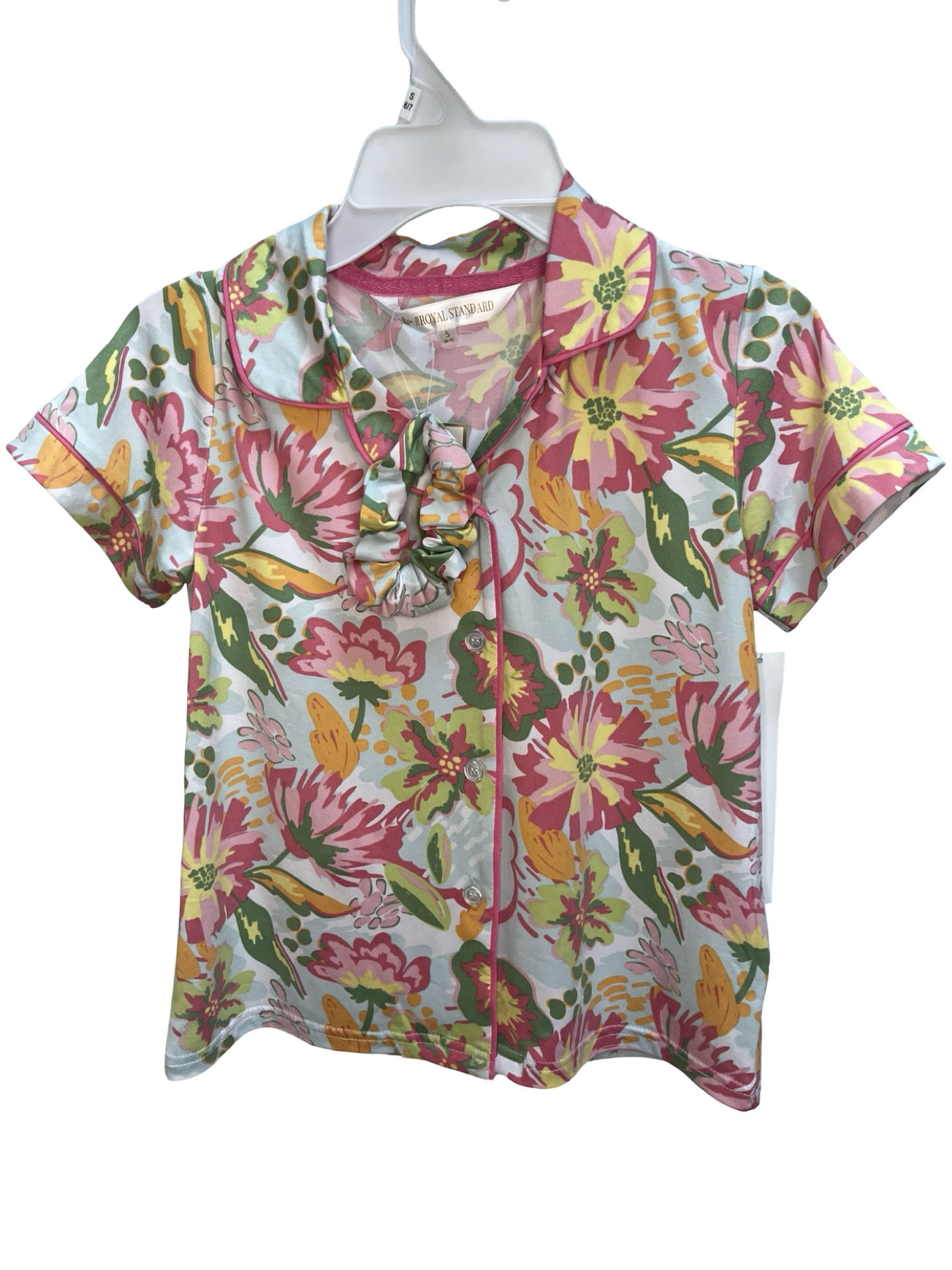 Girl's  Summer Bouquet Sleep Shorts Set
