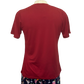 Highlands V Neck Pocket Tee Dark Red