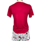 Highlands V Neck Pocket Tee Red