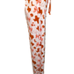 Put a Bow On It Sleep Pants White/Burnt Orange/Pink
