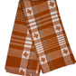 Texas Plaid Jacquard Hand Towel Burnt Orange/White