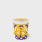 Gameday Gingham Purple & Gold Small Iced Cup Coolie