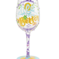 Life with Friends Wine Glass