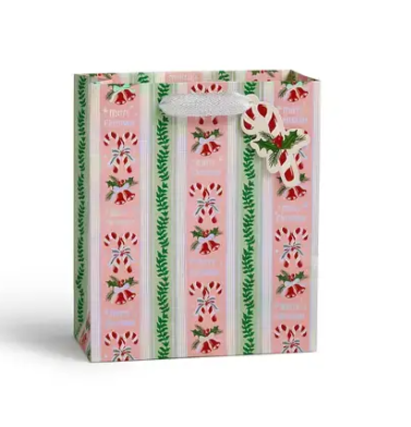 Candy Cane Stripe Large Gift Bag