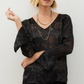Mayson Flare Sleeve Top Black