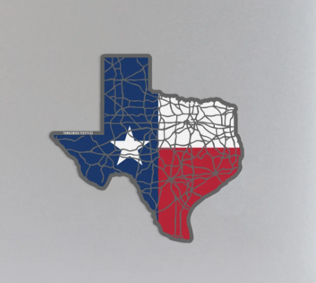 Texas Flag Roadtrip Sticker