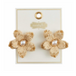Raffia Flower Earrings