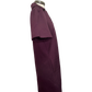 Collared Textured Dress Burgundy