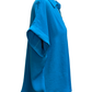 Collared Woven Top Diva Blue