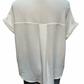 Collared Woven Top Off White