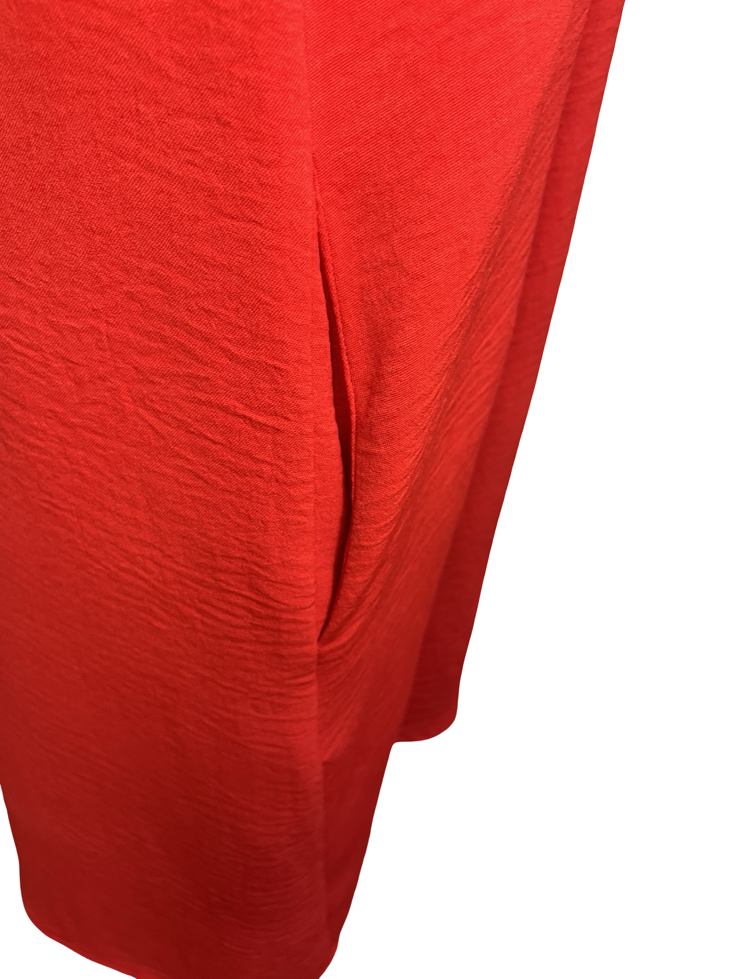Short Sleeve Button Down Mini Dress Red