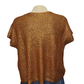 Metallic Sweater Top Rust