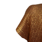 Metallic Sweater Top Rust