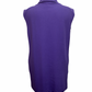Sleeveless Polo Mini Dress Purple