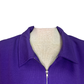 Sleeveless Polo Mini Dress Purple
