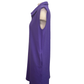 Sleeveless Polo Mini Dress Purple