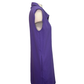 Sleeveless Polo Mini Dress Purple