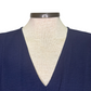 Smocked Waist Short Sleeve Mini Dress Navy