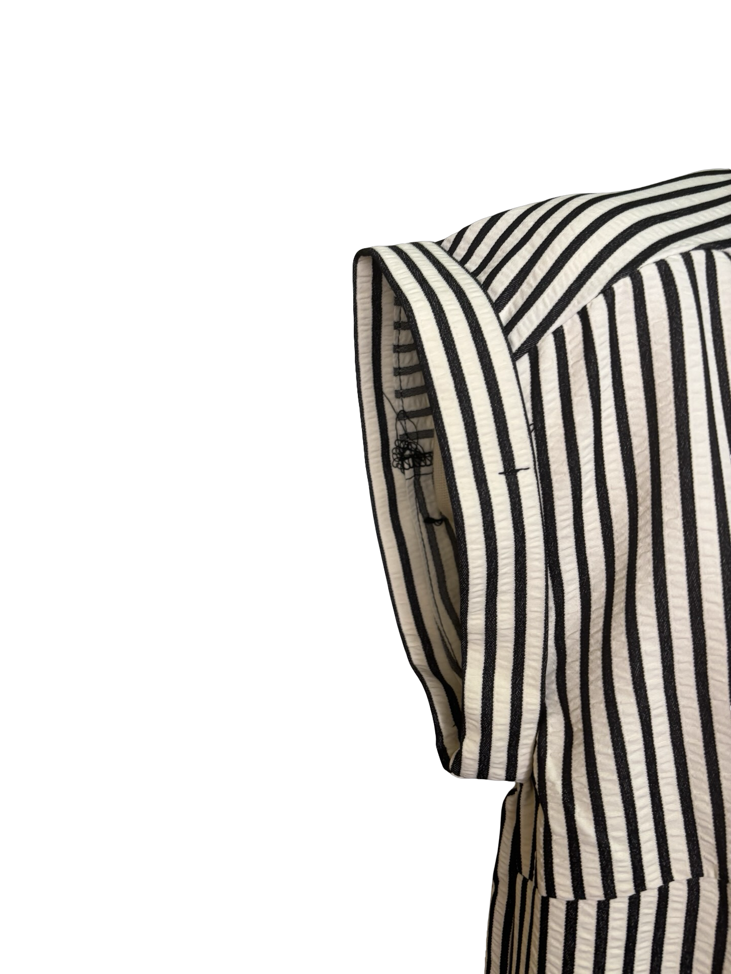 Striped Button Down Shirt Mini Dress