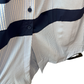 Short Sleeve Ruched Waist Shirt Dress Navy