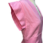 Short Sleeve Zip Up Dress Pink