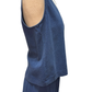 Sloane V Neck Denim Tank Indigo
