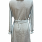 36" Ruffle Chenille Robe Light Blue