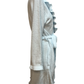 36" Ruffle Chenille Robe Light Blue