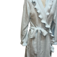 36" Ruffle Chenille Robe Light Blue