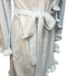36" Ruffle Chenille Robe Light Blue