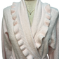36" Ruffle Chenille Robe Light Pink