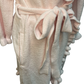 36" Ruffle Chenille Robe Light Pink