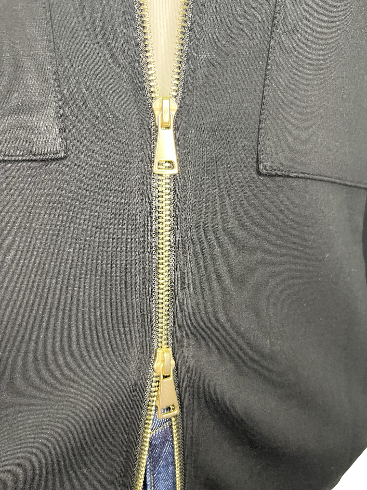 DreamTech Double Zip Bomber Jacket Black