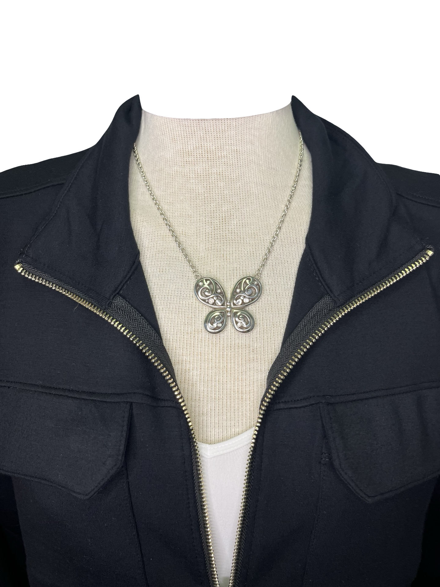 DreamTech Double Zip Bomber Jacket Black