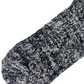 Marshmallow Crew Socks Heather Black One Size