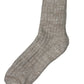 Marshmallow Crew Socks Heather Coco One Size